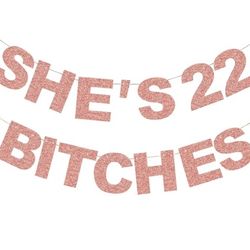 22nd Birthday Banner 