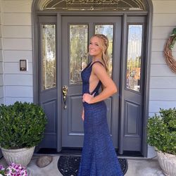 Navy Maxi Dress