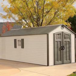 Lifetime 8 ft. x 20 ft. Resin Storage Shed