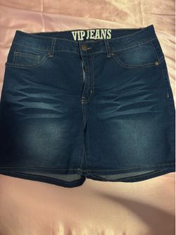 blue shorts