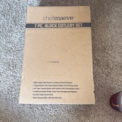 Chefmaeve 7pc block Cutlery Set