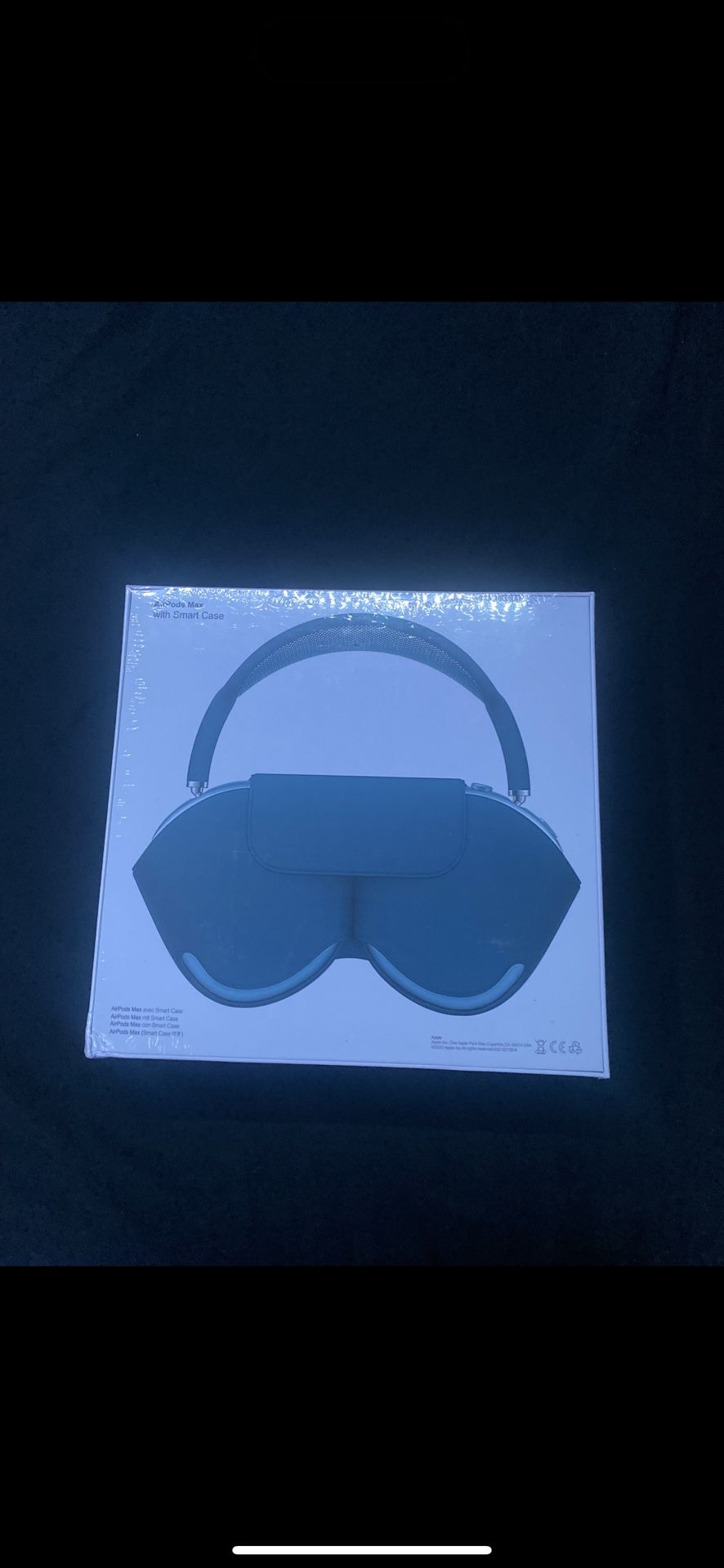 Baby blue airpod maxes