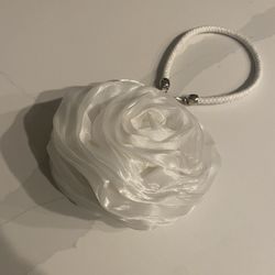 White Rose  Wristlet 