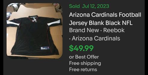 NWT Arizona Cardinals Blank Reebok Jersey, Men's XL for Sale in Cave Creek,  AZ - OfferUp