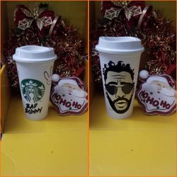 Bad bunny Starbucks coffee