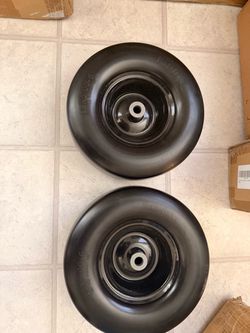 flat-free mower wheels/tires