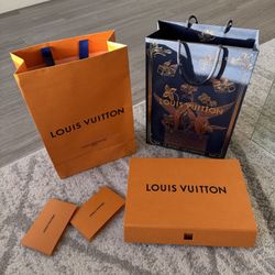 Louis Vuitton Bag, Dust Bag, and Box