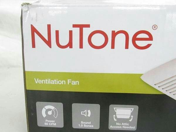 NuTone EZ Fit 80 CFM Ceiling Exhaust Fan, ENERGY STAR