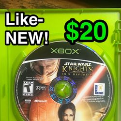 🌌 Like-NEW Star Wars: Knights of the Old Republic (KOTOR) – Xbox Game ($20) 🌌