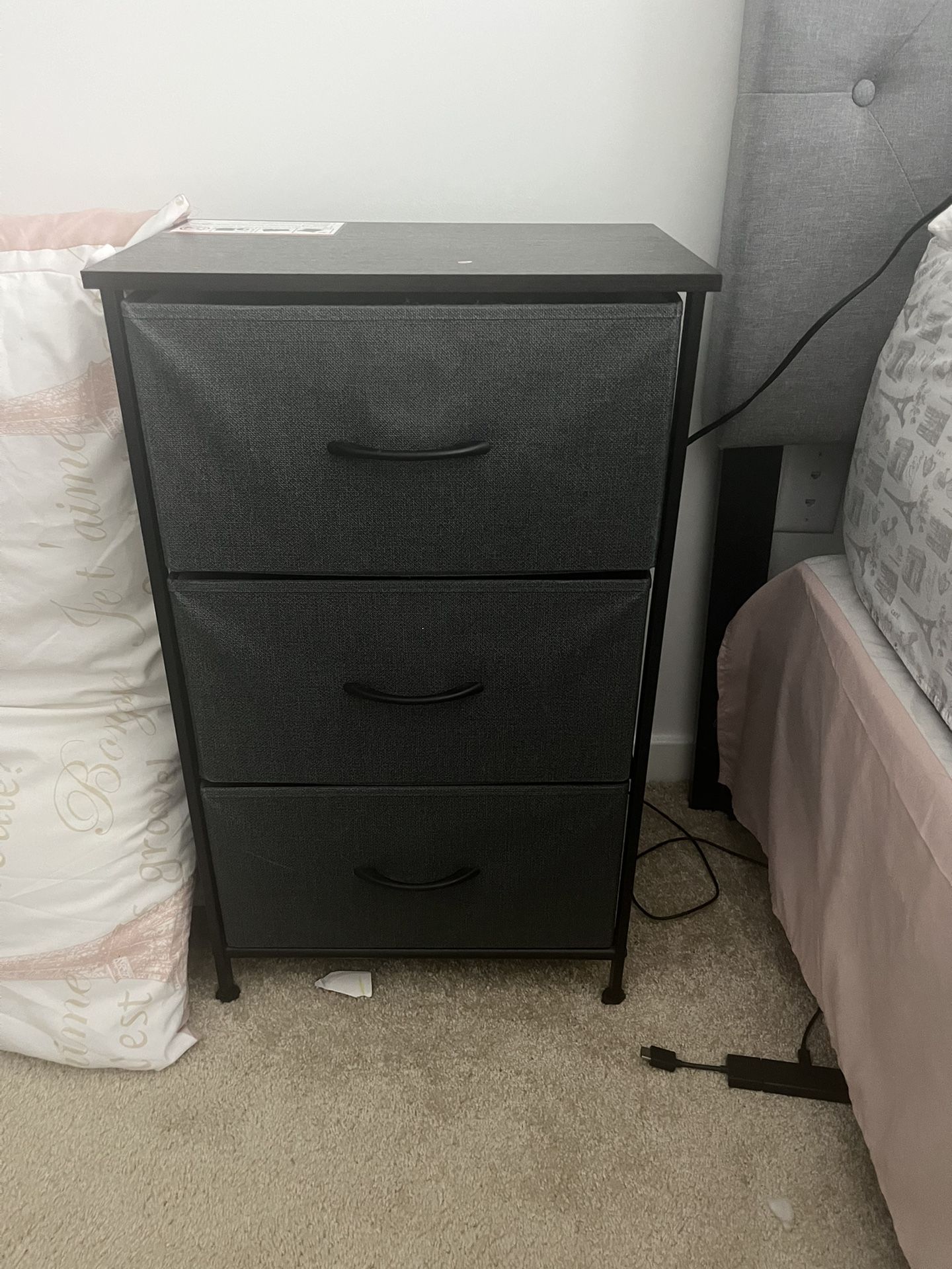 3 Storage Drawers And 1 Cubby Organizer