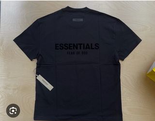 Medium and large grey and black essential shirts