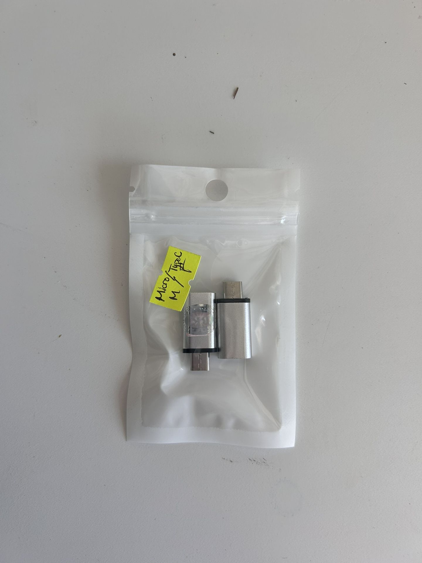 2 Type-C (Female) to Micro USB (Male) Adapter