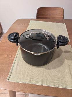 5 qt non-stick ceramic stainless steel pot