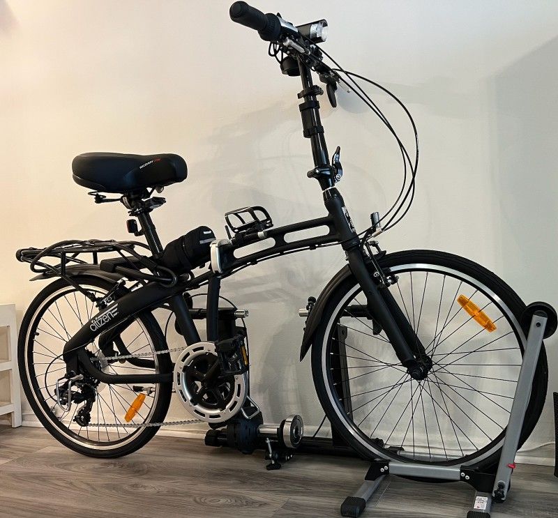 GOTHAM 24-7 Citizen Bike 24" 7-speed Folding Bike with Alloy Frame