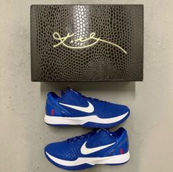 Kobe 6 Protro Dodgers Men’s Size 12 NEW IN BOX Blue White W/Box Laces CW2190 400