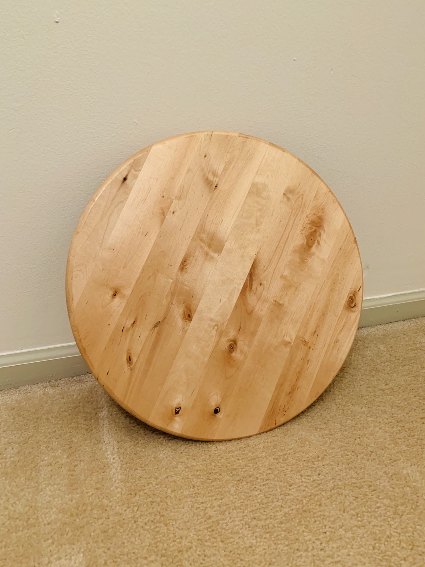 Solid Oak Wood Turnable Lazy Susan