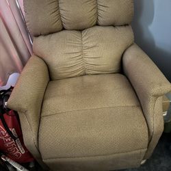 Overstuffed Electric Recliner