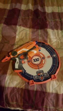 Nerf gun and target