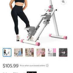 AB AND STEPPER MACHINE! USED ONLY FEW TIMES