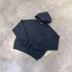 Authentic Fear Of God Essentials hoodie limo black size L