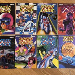 Speed Racer 1 2 3 4 5 6 7 S1 Now Comic 8 Book Lot 1(contact info removed)
