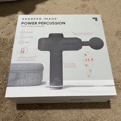 New Sharper Image Power Percussion Deep Tissue Massager