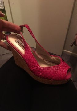 Steve Madden wedges pink size 6