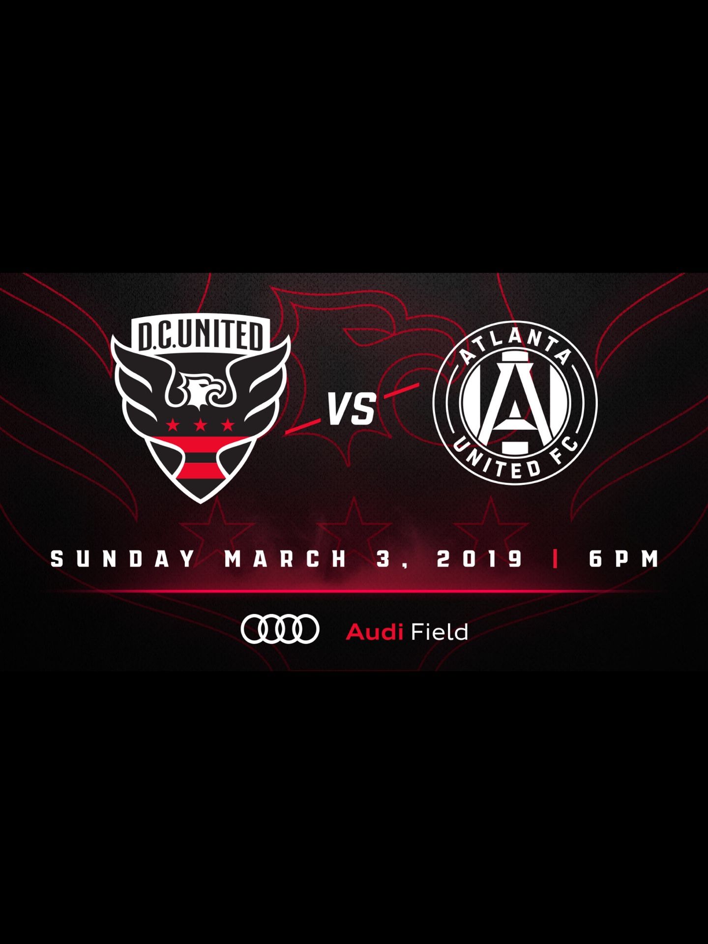 Two Tickets for Match DC United Vs Atlanta United FC tonight.