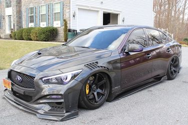 V4 Carbon Fiber Fenders For Q50