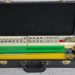 Vintage Mahjong Set In Case
