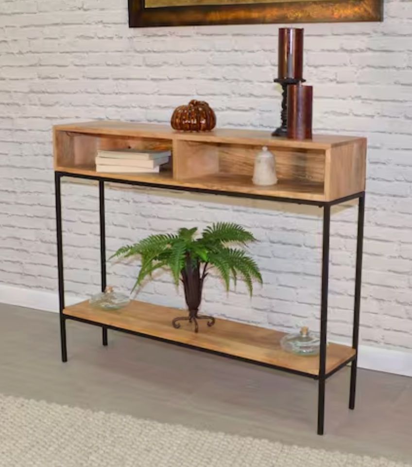 West Elm Inspired 42 in. Wood Console Table
