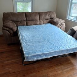Brand NEW sleep Sofa With Free Table And Chairs