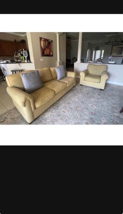 Sofa and lounge chair