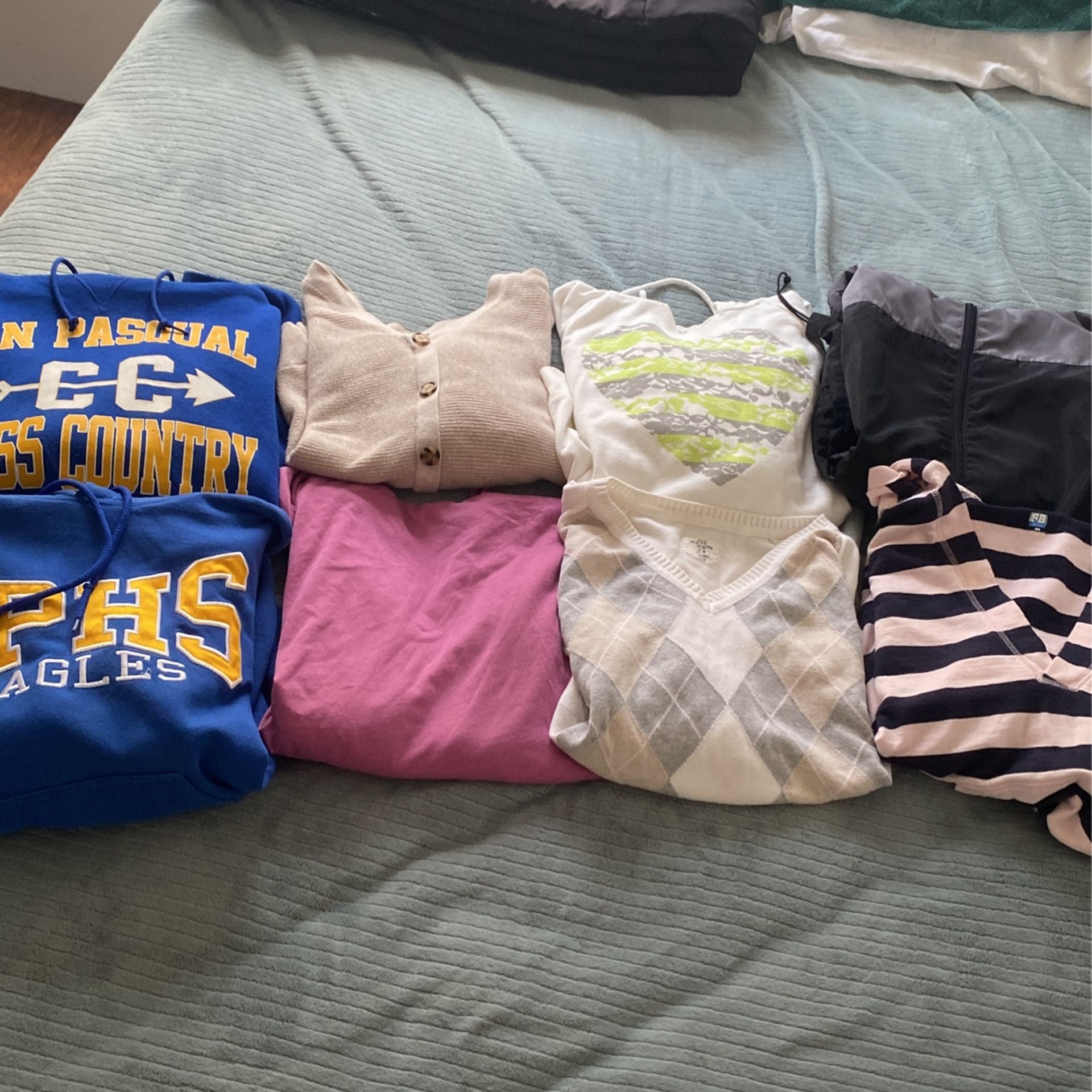 Bundle Of 8 Sweaters And Hoodies And Jackets