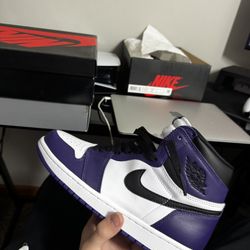 Jordan 1 Court Purple