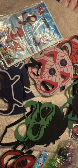 Spiderman & friends party supplies bundle set for 12 kids