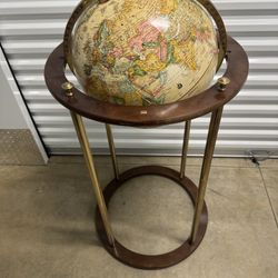Vintage Simpson Floor Standing Globe 