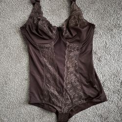 Lace Brown Bodysuit 