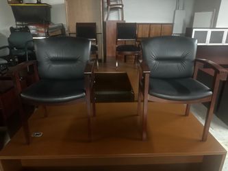OFFICE/HOME CHAIRS WAITING LEATHER CHAIRS