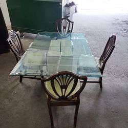 Glass Table Granite Stand 