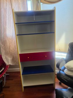 6 ft Kids Bookcase / Storage Shelf
