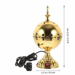 Electric Incense Burner Middle Eastern Style Tabletop Electric Censer Home Censer (US Plug)