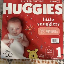 Huggies size1 (count:204)