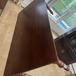 43 x 84 pier one dining room table with glass