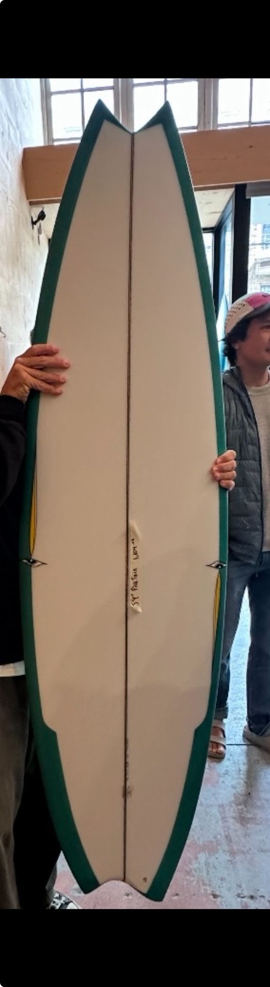 Ryan Burch Lam Line Regular 5’9 Pickle Fork Twin Surfboard
