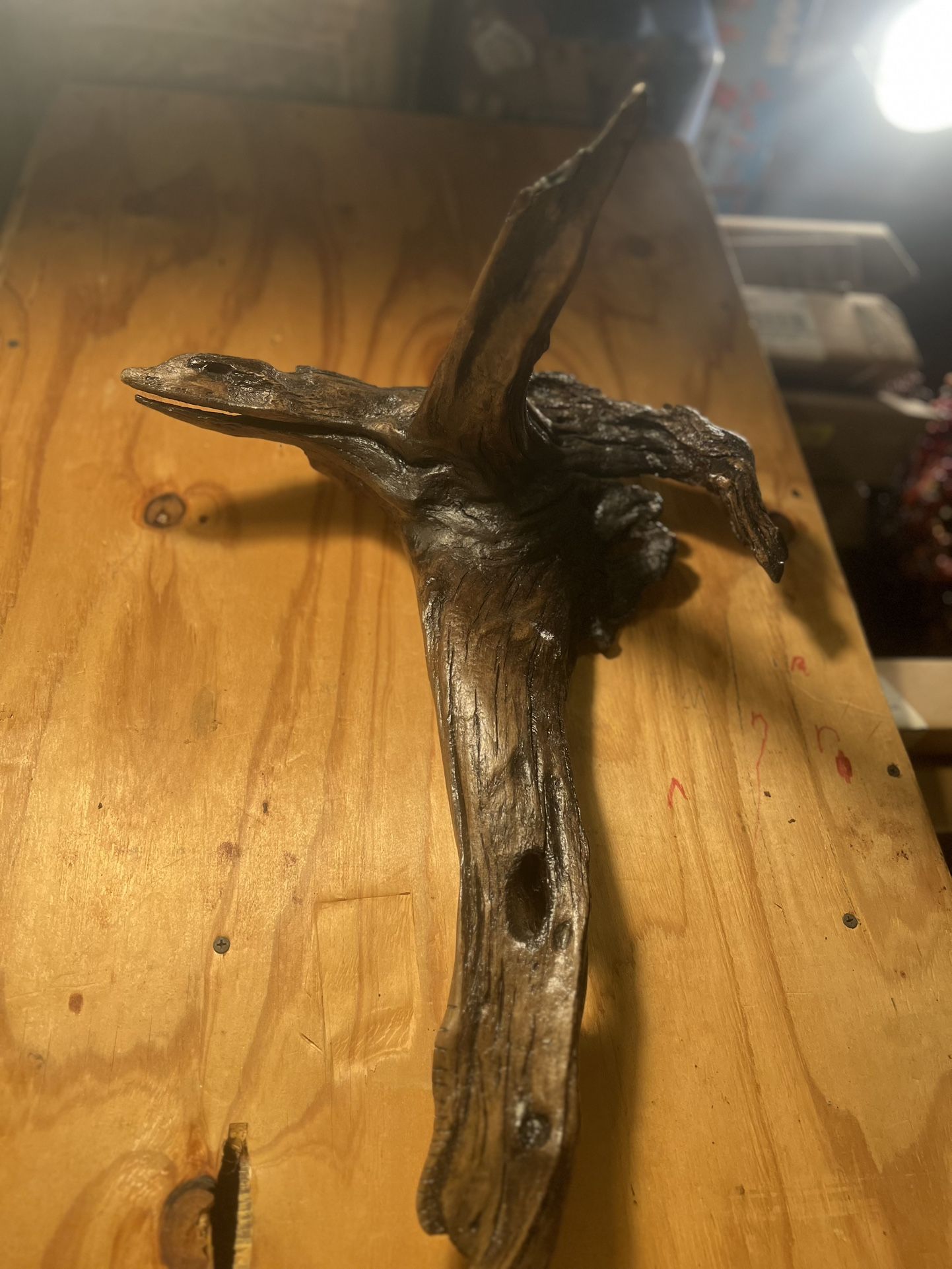 Naturally Formed Drift Wood Sculpture Art