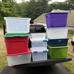 (10) Assorted Storage Containers