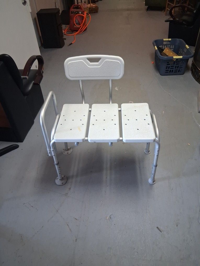 Shower Chair In Good Condition 31"w. 20"d. 35t