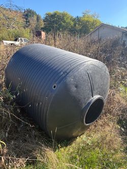Large Black Poly Water Storage Tank