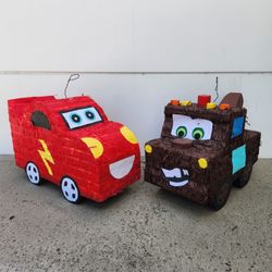 CARS , Lightning MacQueen, Mater Piñata For Birthday Parties 